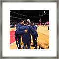 New York Knicks V Washington Wizards Framed Print