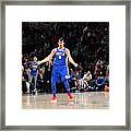 Philadelphia 76ers V New York Knicks Framed Print