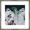 Powerful Swells From The Pacific Ocean #5 Framed Print
