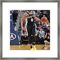 San Antonio Spurs V Golden State #5 Framed Print