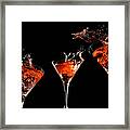 Splashed Cocktails #5 Framed Print