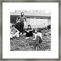 The Band In Woodstock #5 Framed Print