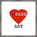 Ubabe Art #5 Framed Print