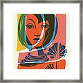 Portrait Of A Woman #53 Framed Print