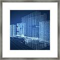 3d Architecture Abstract #6 Framed Print