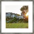Beach & Homes, Chatham, Cape Cod, Ma #6 Framed Print