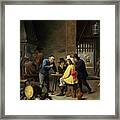 Guardroom With The Deliverance Of Saint Peter Framed Print