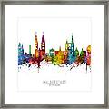 Halberstadt Germany Skyline #6 Framed Print