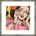 Woman Crying #6 Framed Print