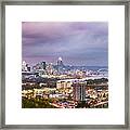 Cincinnati, Ohio, Usa Skyline #7 Framed Print