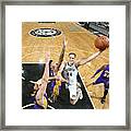 Los Angeles Lakers V Brooklyn Nets Framed Print