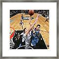 Minnesota Timberwolves V Brooklyn Nets #7 Framed Print