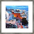 Oia Village, Santorini, Greece #7 Framed Print