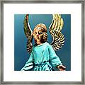 Plastic Angel Figurine #7 Framed Print