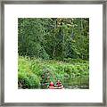 Canoeing In Still Creek, Burnaby #8 Framed Print