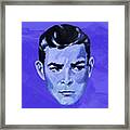 Man's Face #8 Framed Print