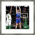 New York Knicks V Boston Celtics Framed Print