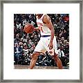 New York Knicks V Brooklyn Nets #8 Framed Print