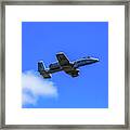 A-10c Thunderbolt Ii In Flight Framed Print