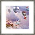 A Dragon In A Unicorn Wagon Framed Print