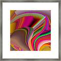 A Flower In Rainbow Colors Or A Rainbow In The Shape Of A Flower 5 Framed Print