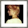 A Girl By Lord Frederic Leighton Framed Print