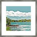 A Perfect Day On The Bay Framed Print