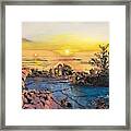 A Perfect Prairie Morning Framed Print