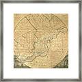 A Plan Of The City Of Philadelphia And Environs, 1808-1811 Framed Print