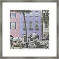 A Ride In Charleston Framed Print