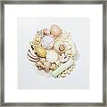 A Selection Of White Fruits & Framed Print