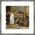 A Spanish Christening Framed Print