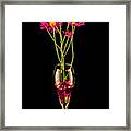 A Splash Of Pink Framed Print