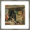 A Surrey Water-mill Framed Print