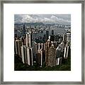 A View From The Peak Framed Print