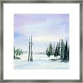 A Wintry Day Framed Print