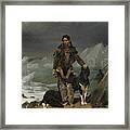 A Woman From The Land Of Eskimos Framed Print