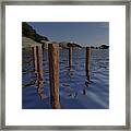 Abandoned Dock Framed Print