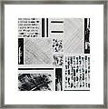 Abstract Collage Framed Print