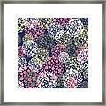 Abstract Color Round Pattern Background Framed Print