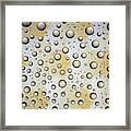 Abstract Design Reflections In Droplets H3 Framed Print