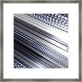 Abstract Fast Connection 103 Framed Print