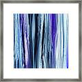 Abstract Flowing Waterfall Lines I Framed Print