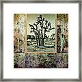 Abstract With A Joshua Tree Framed Print