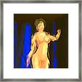 Abstract Nude Standing Framed Print