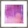 Abstract Painted Purple Art Backgrounds Framed Print