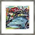 Abstract Somewhere In Venice Framed Print