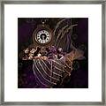 Abstract Still Life With Objects That Fly Framed Print