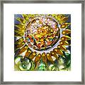 Abstract Sunflower 4 Framed Print
