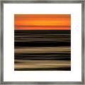 Abstract Sunset Framed Print